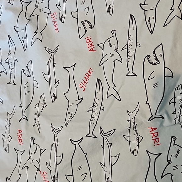 Paper Denim & Cloth Boys Size 8 Shark Button Up Shirt - Picture 7 of 7